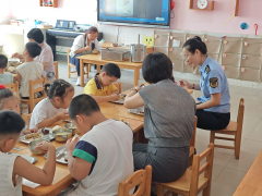 护航开学季陪餐进行时！宁阳县东疏镇全力守护